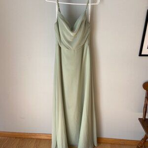 AZAZIE Sage Green Dress